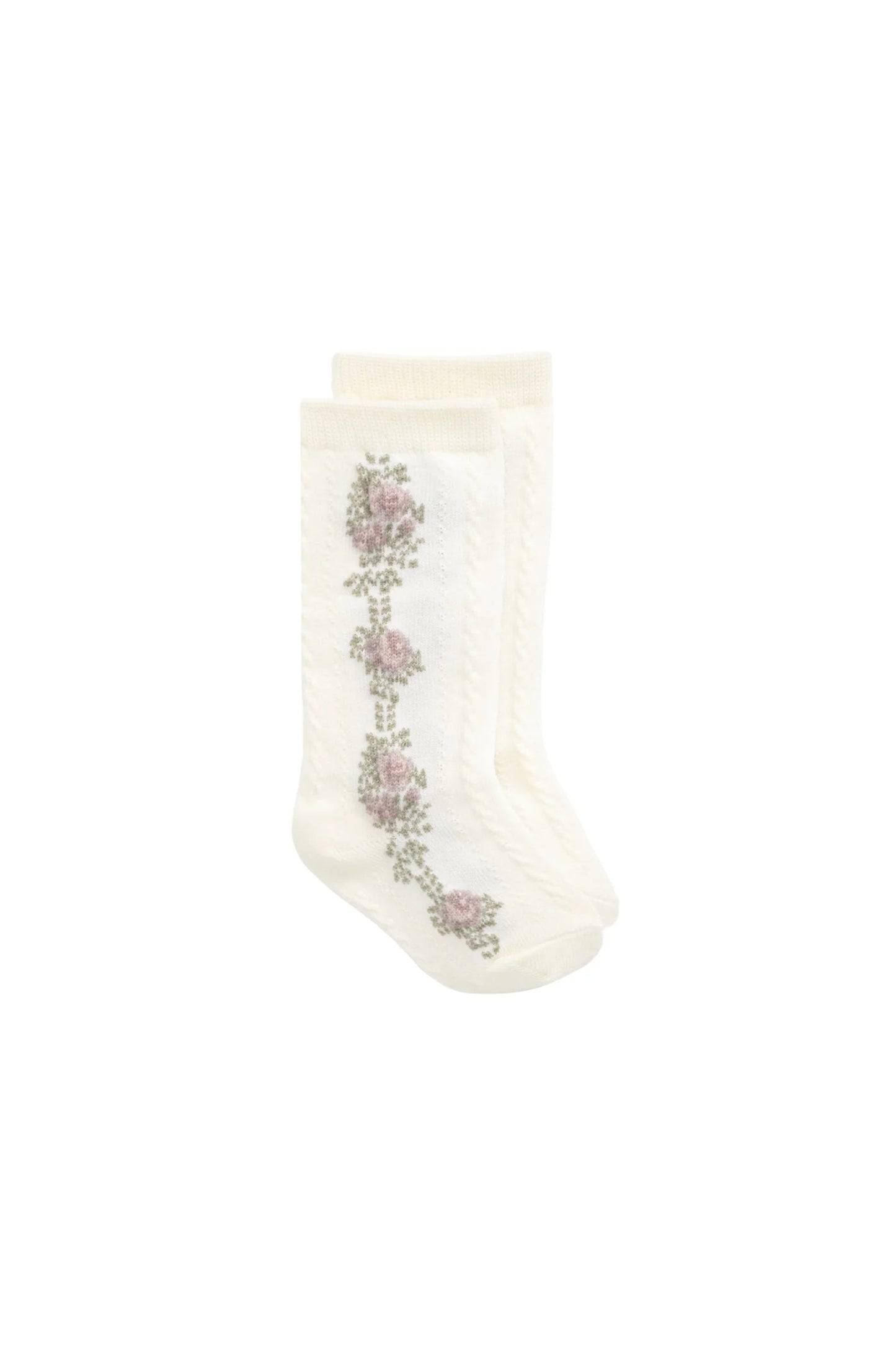 tasha floral sock