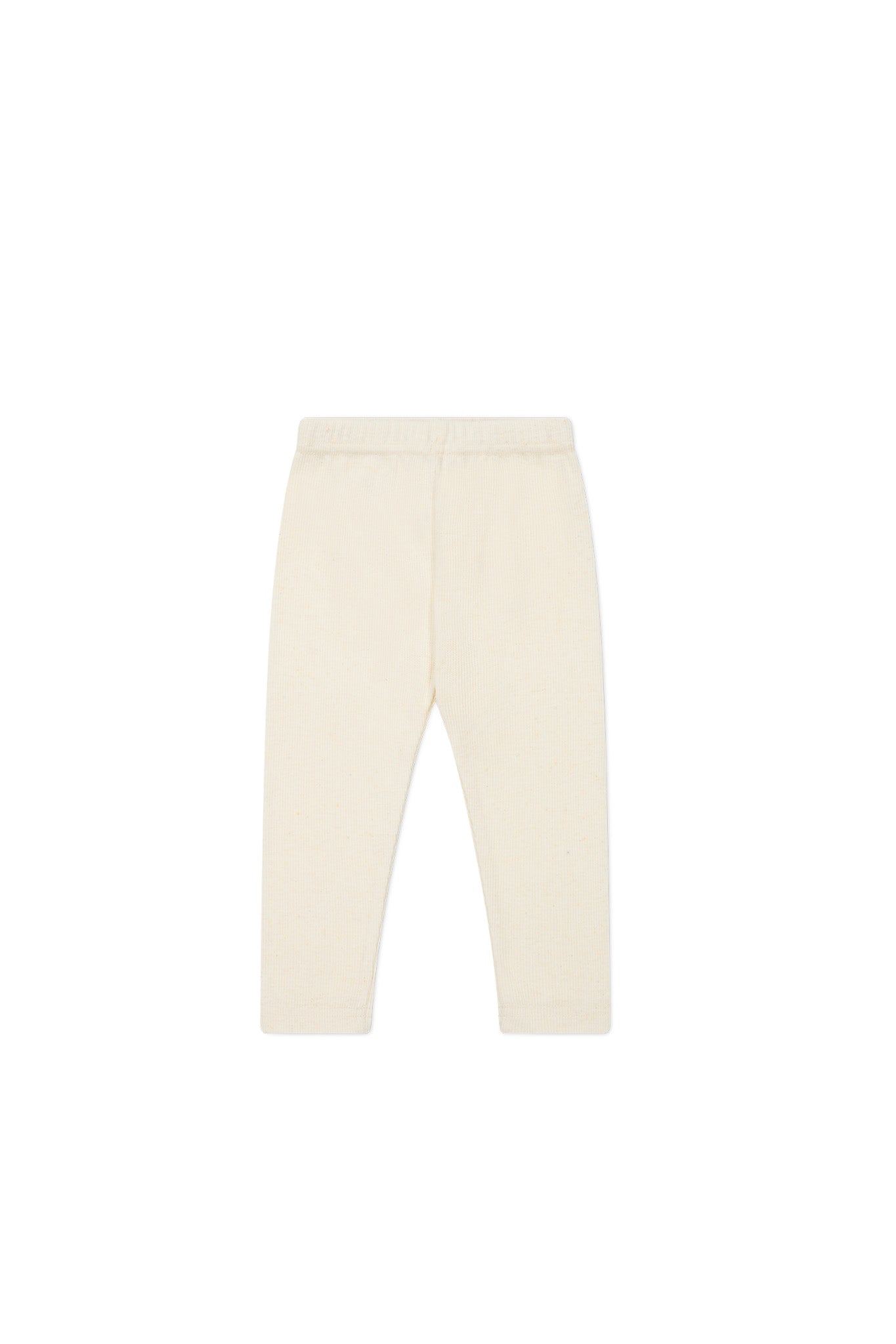 organic cotton fine rib legging