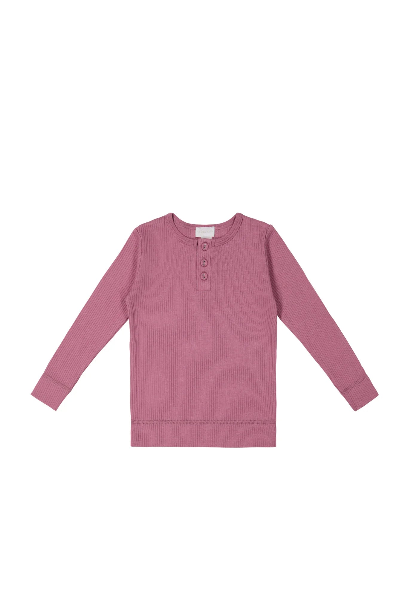 Organic Cotton Modal Long Sleeve Henley