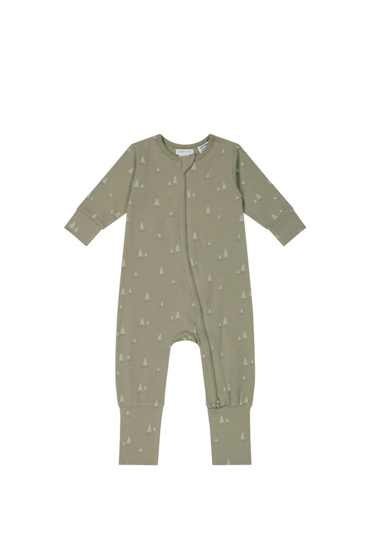 Organic Cotton Reese Zip Onepiece