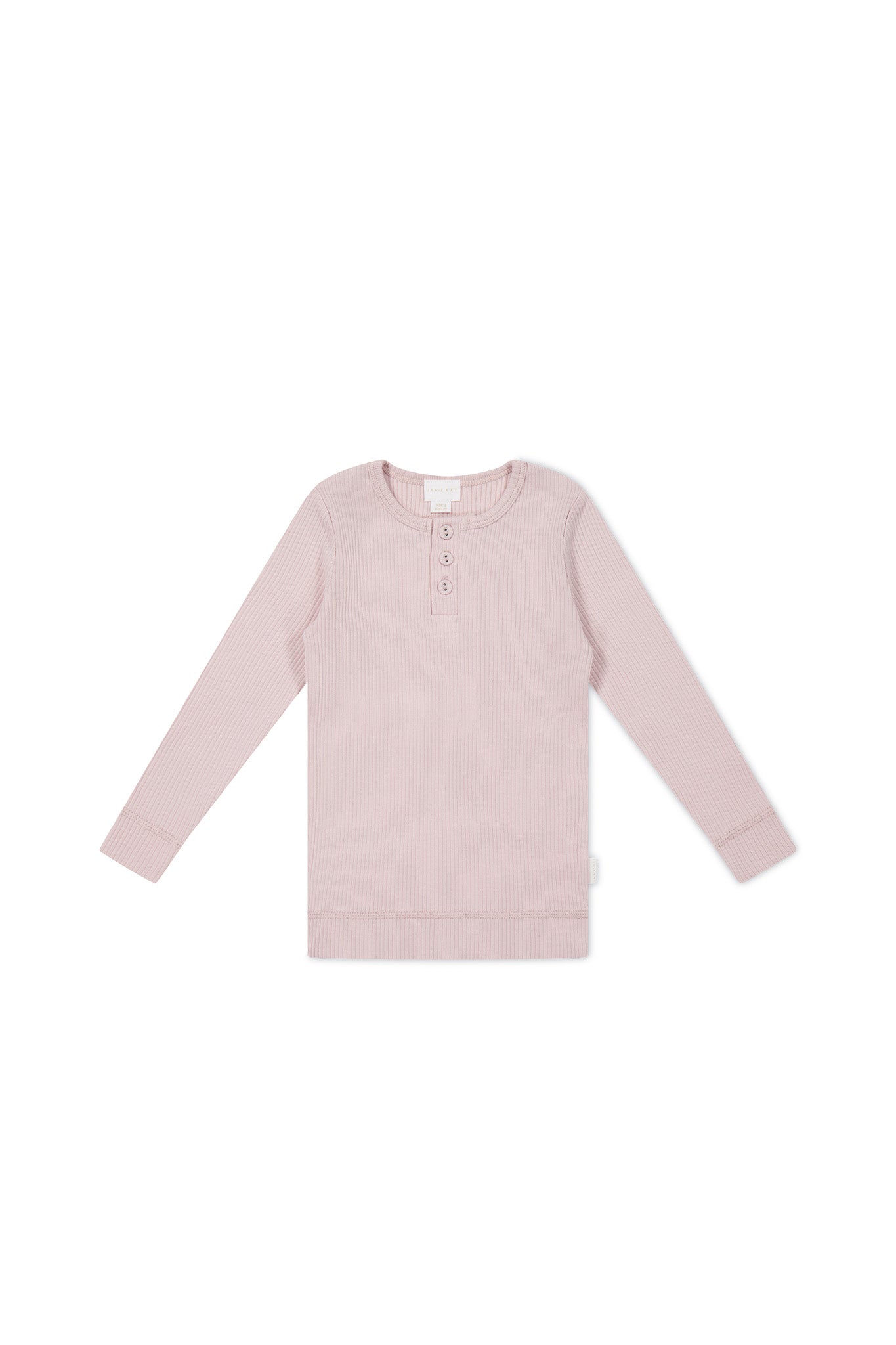 organic cotton modal long sleeve henley