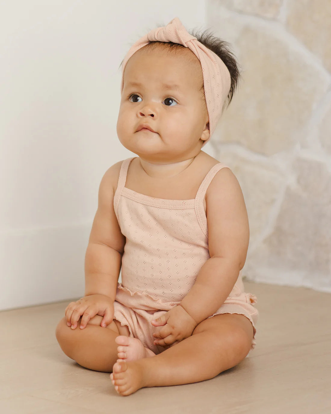 pointelle tank + shortie set
