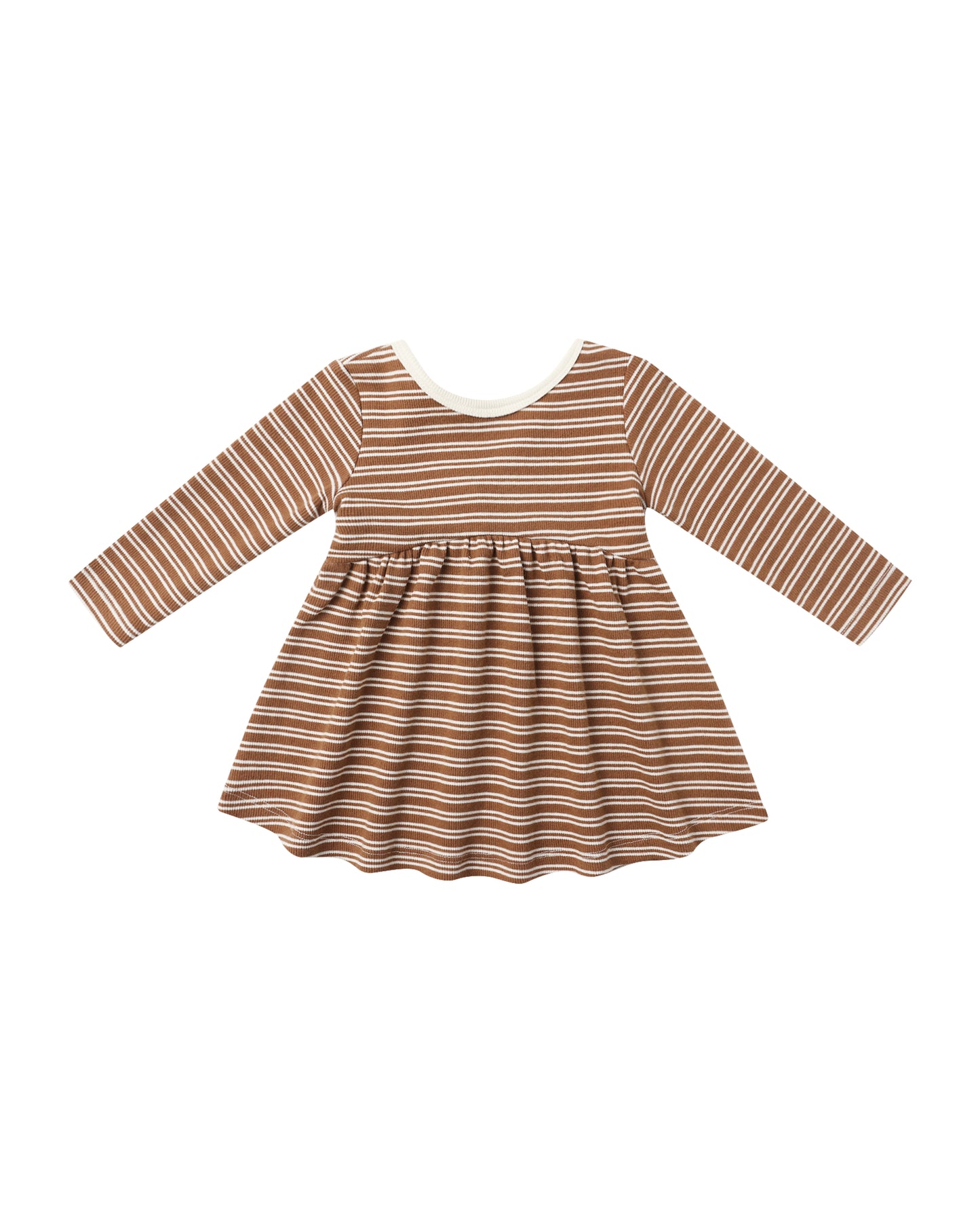 ribbed long sleeve dress