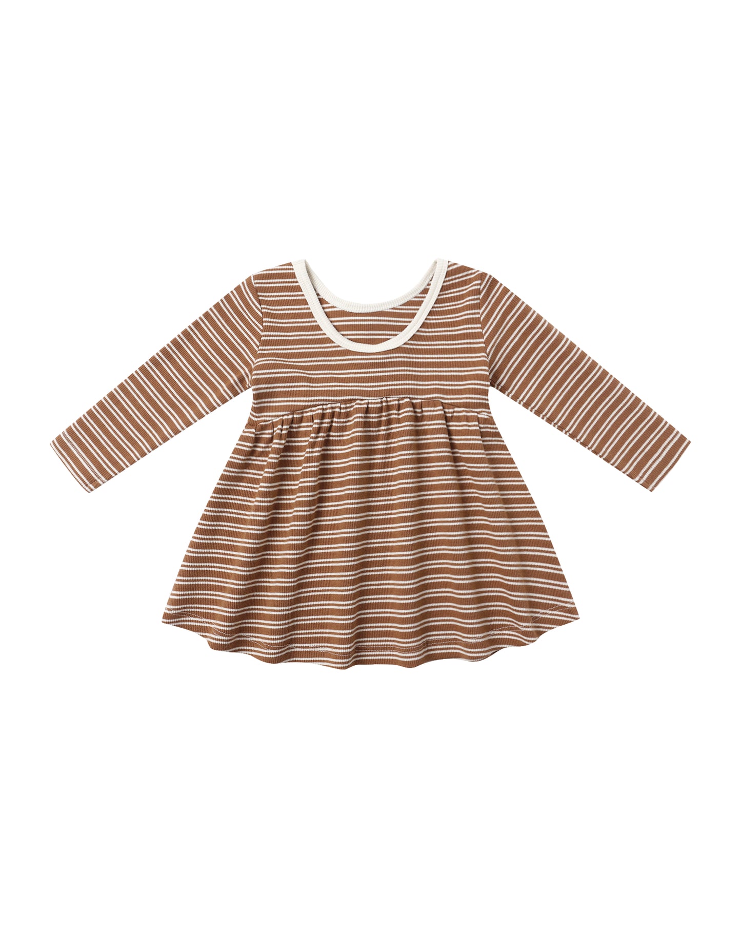 ribbed long sleeve dress