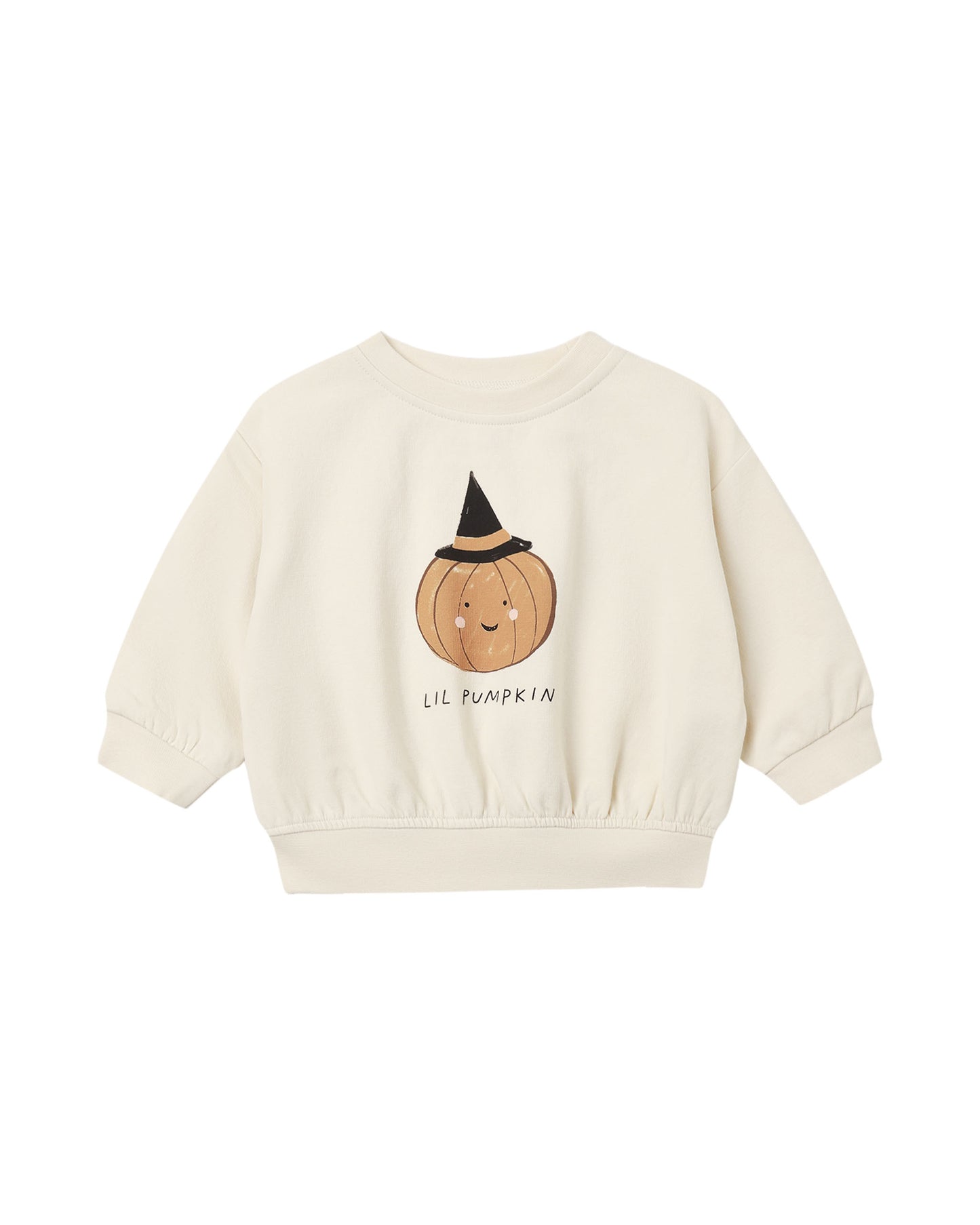 relaxed fleece sweatshirt