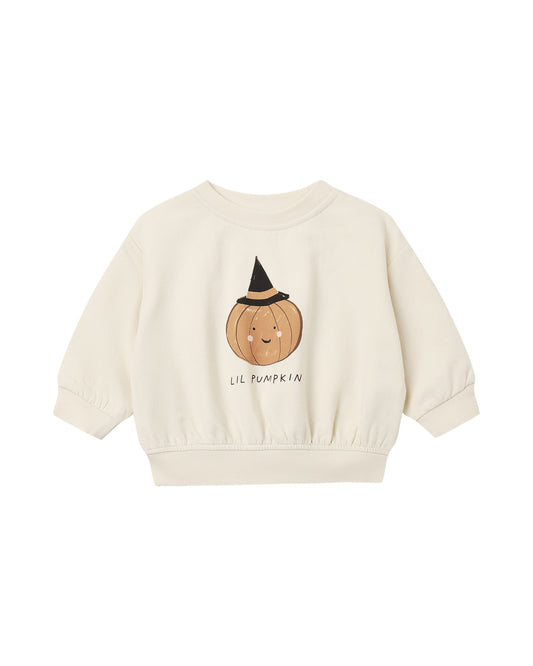 relaxed fleece sweatshirt
