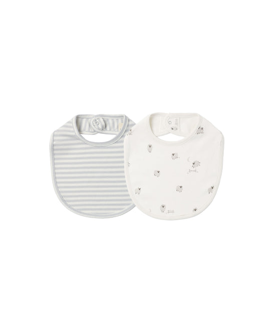 jersey snap bib 2-pack