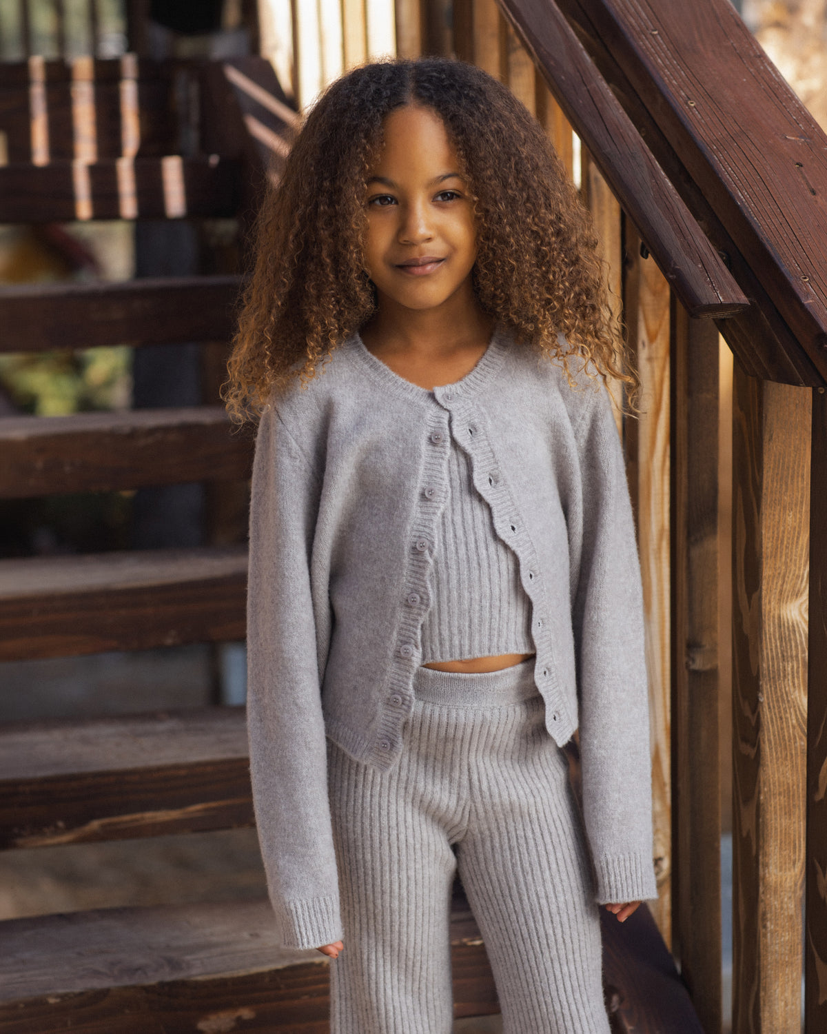 scallop cardigan