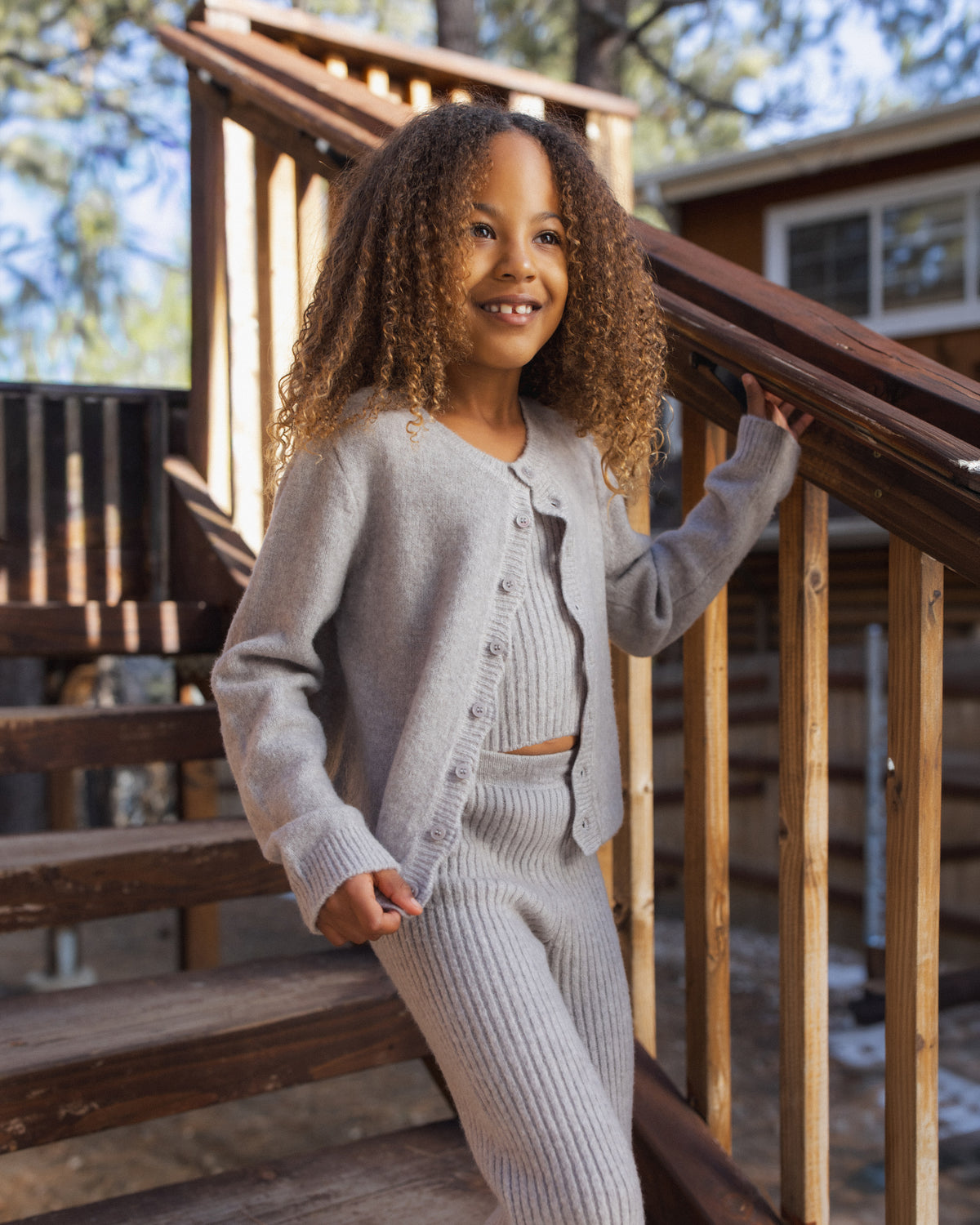 scallop cardigan