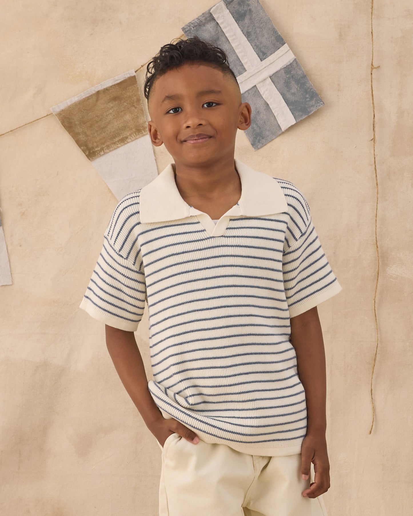 chandler knit polo