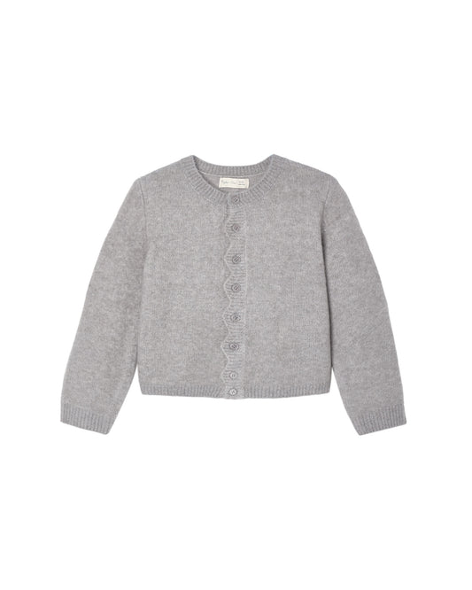 scallop cardigan