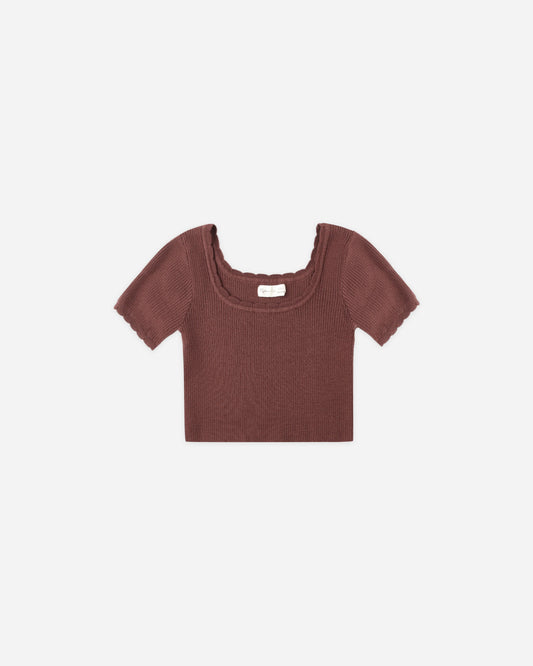 scallop tee