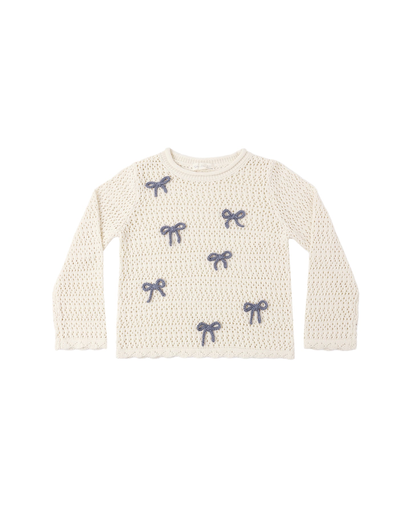 crochet knit pullover