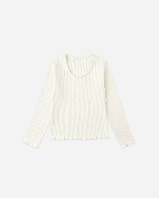 ribbed long sleeve
