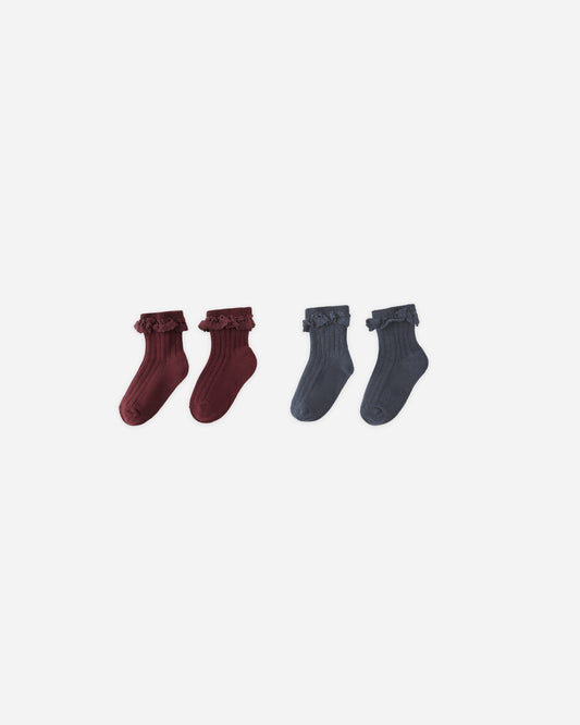 lace trim socks