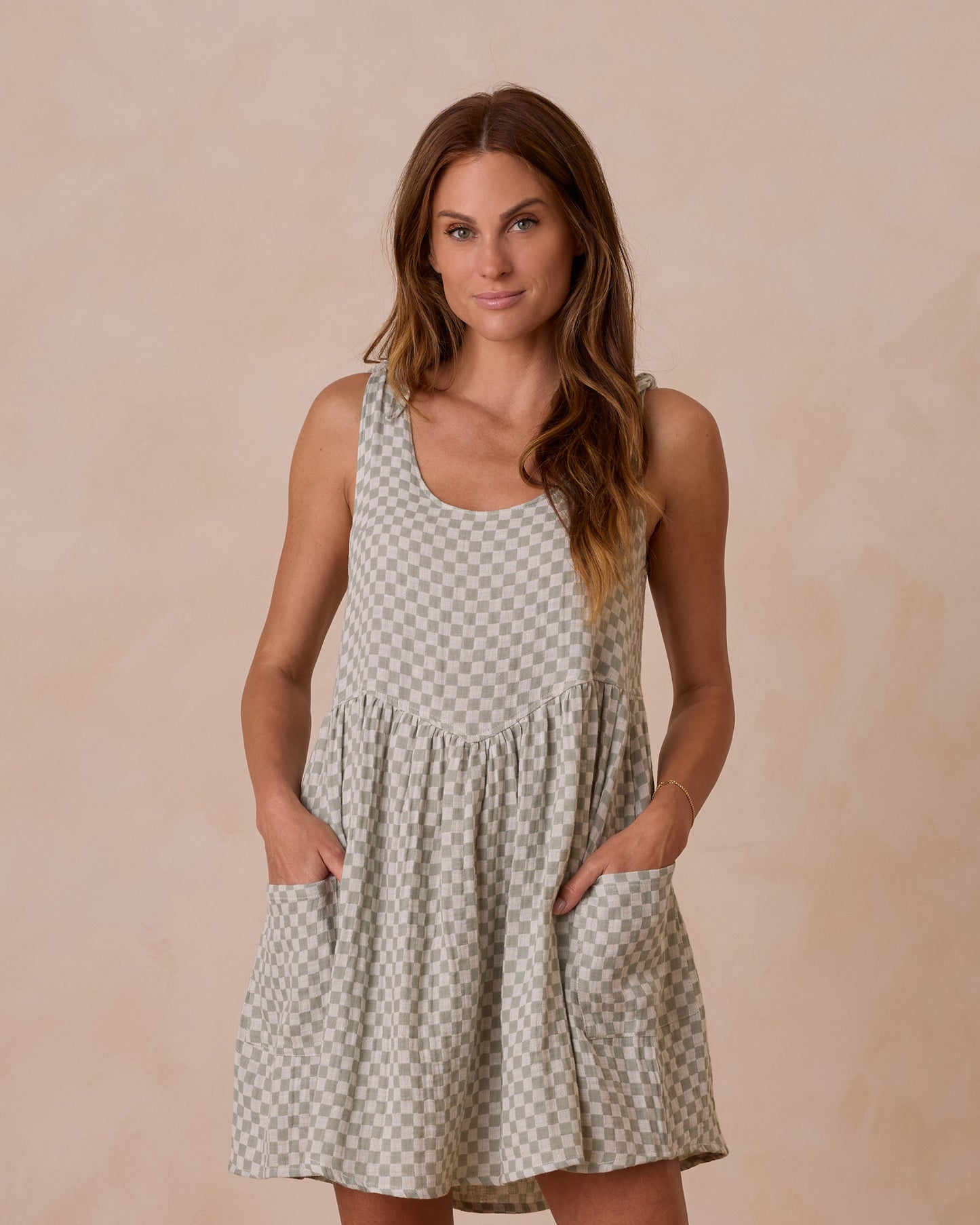 womens sage dress