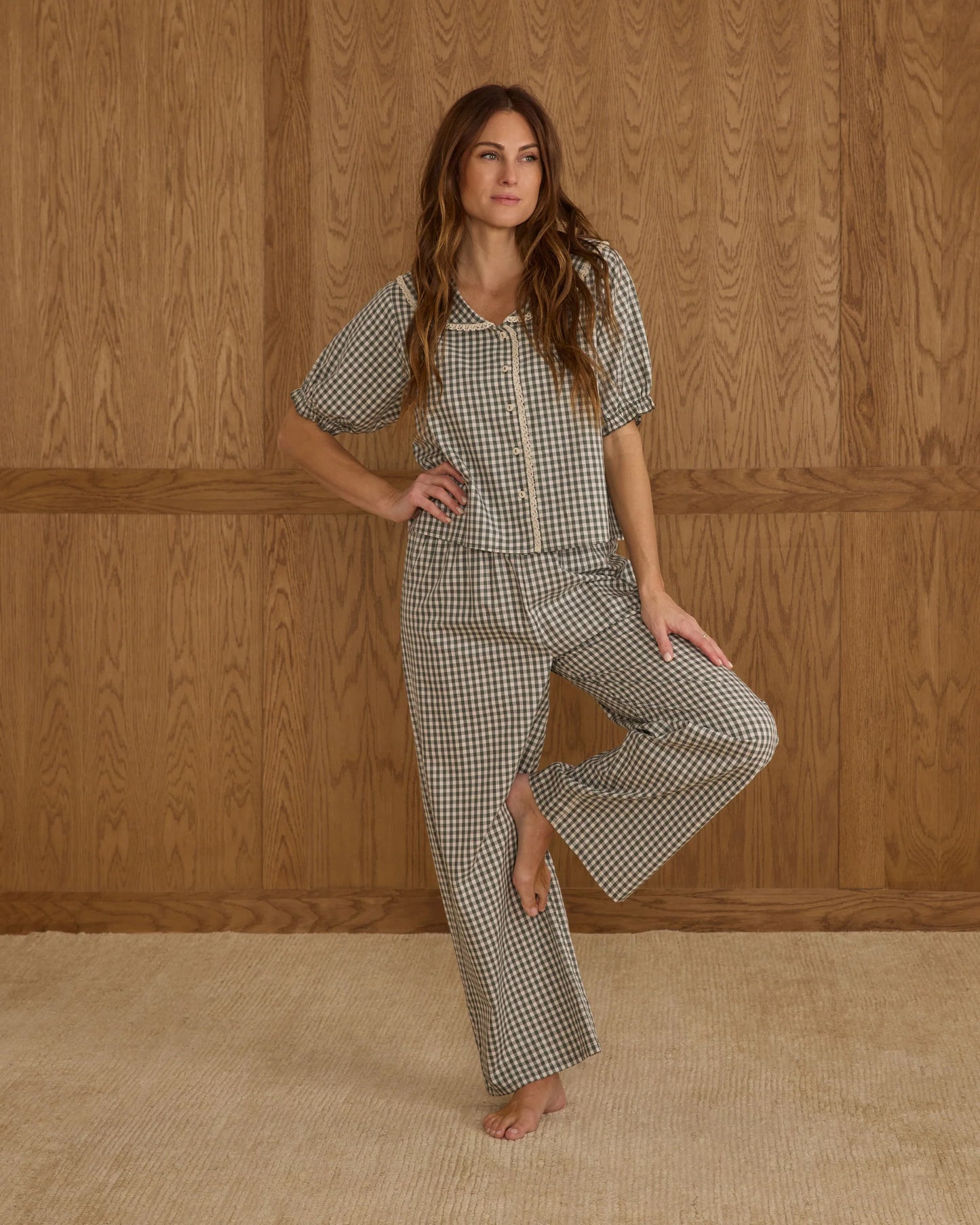women's ruffle pajamas