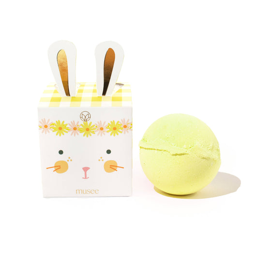 green bunny bath balm