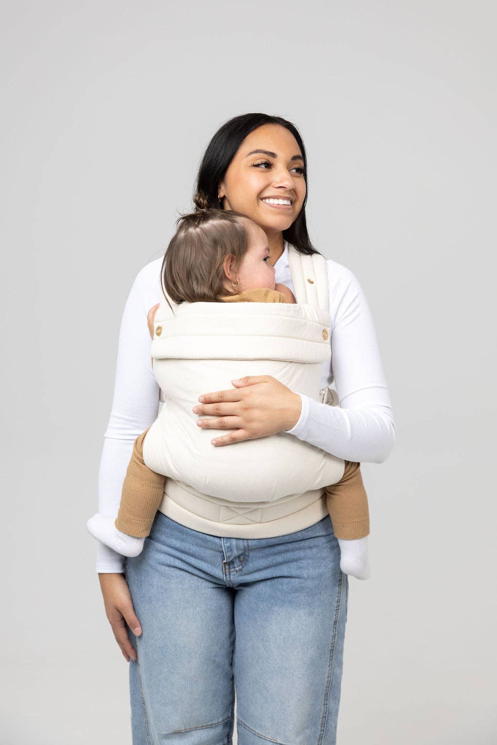 the monarch baby carrier - natural ivory