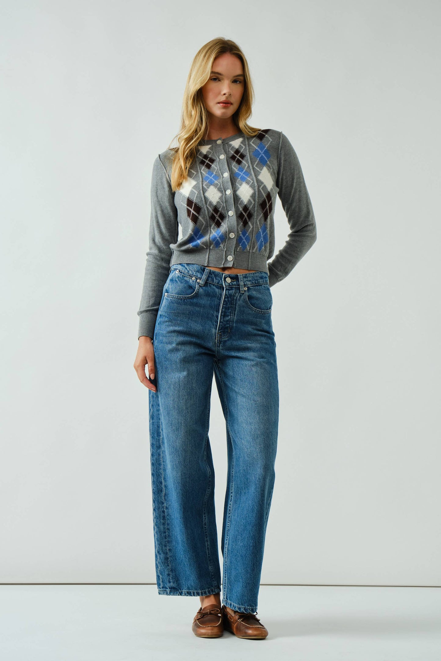 comfy slim semi barrrel pants