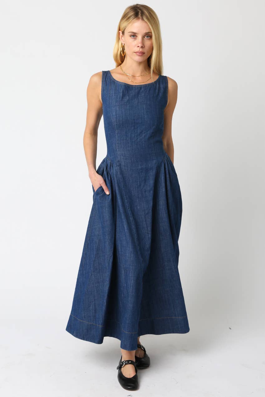 rin denim dress