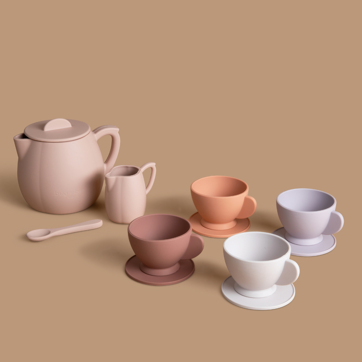 silicone tea set - petal