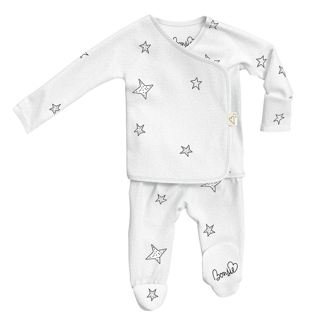 stars skin-to-skin footie