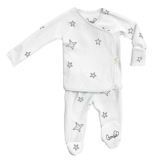 stars skin-to-skin footie