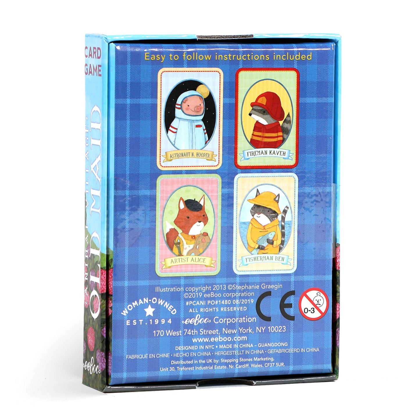 animal old maid playing cards