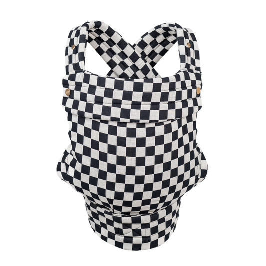 the monarch baby carrier - ebony check
