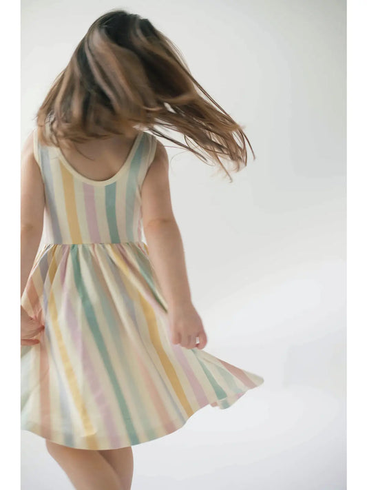 sleeveless twirl dress