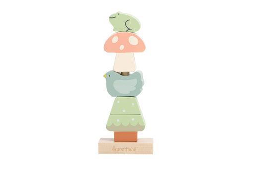 woodland wooden stacking toy