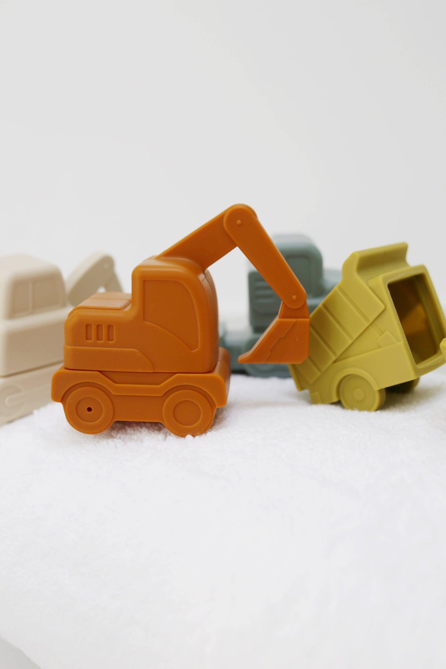 construction silicone bath toy set