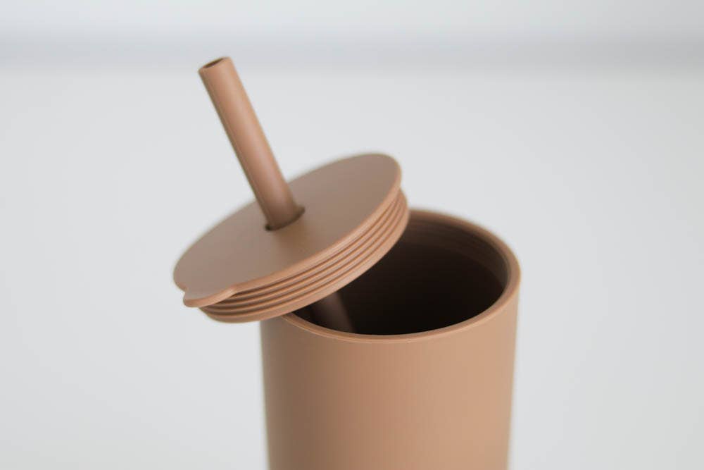 adult silicone straw cup