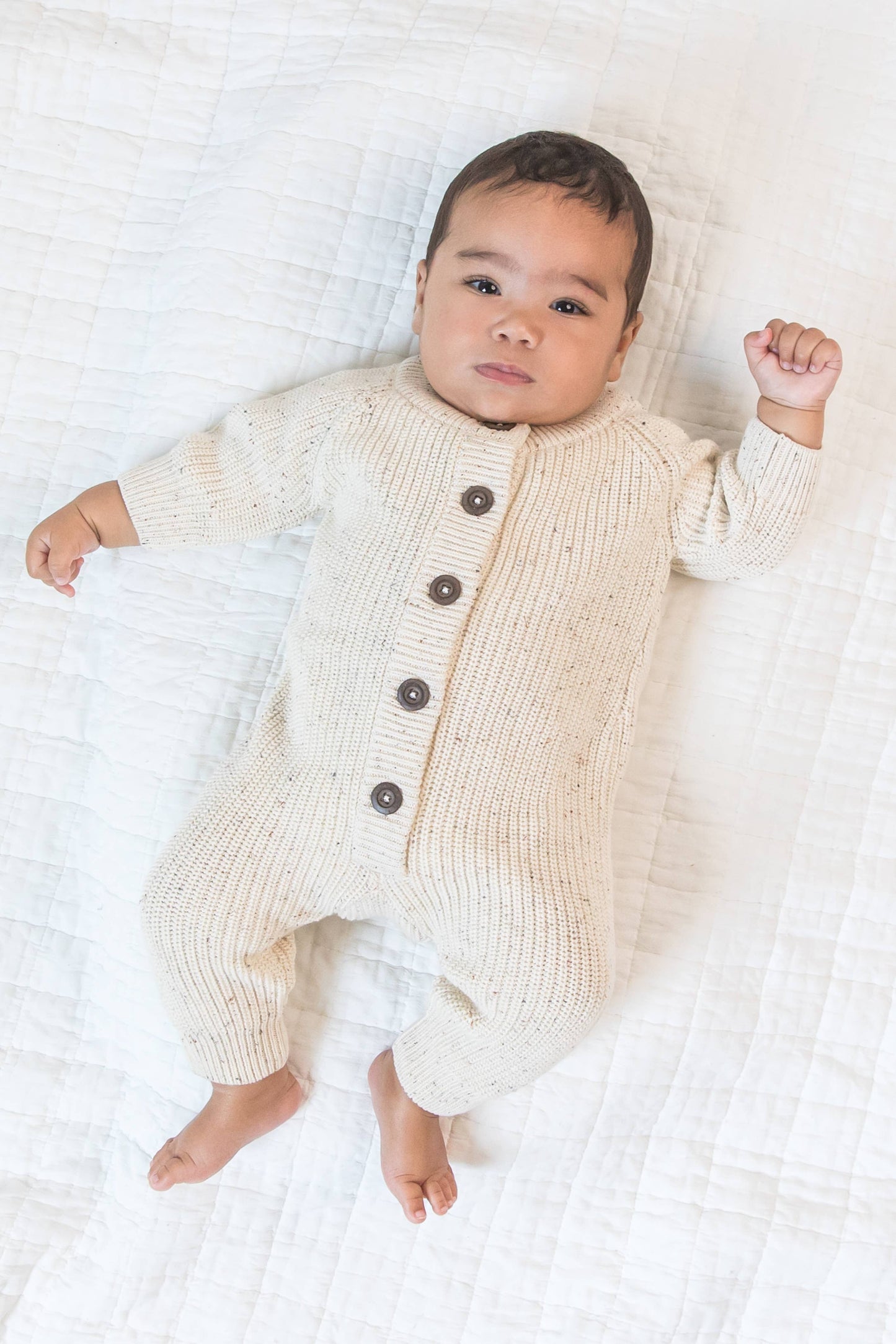 Organic Baby Milo Sweater Romper