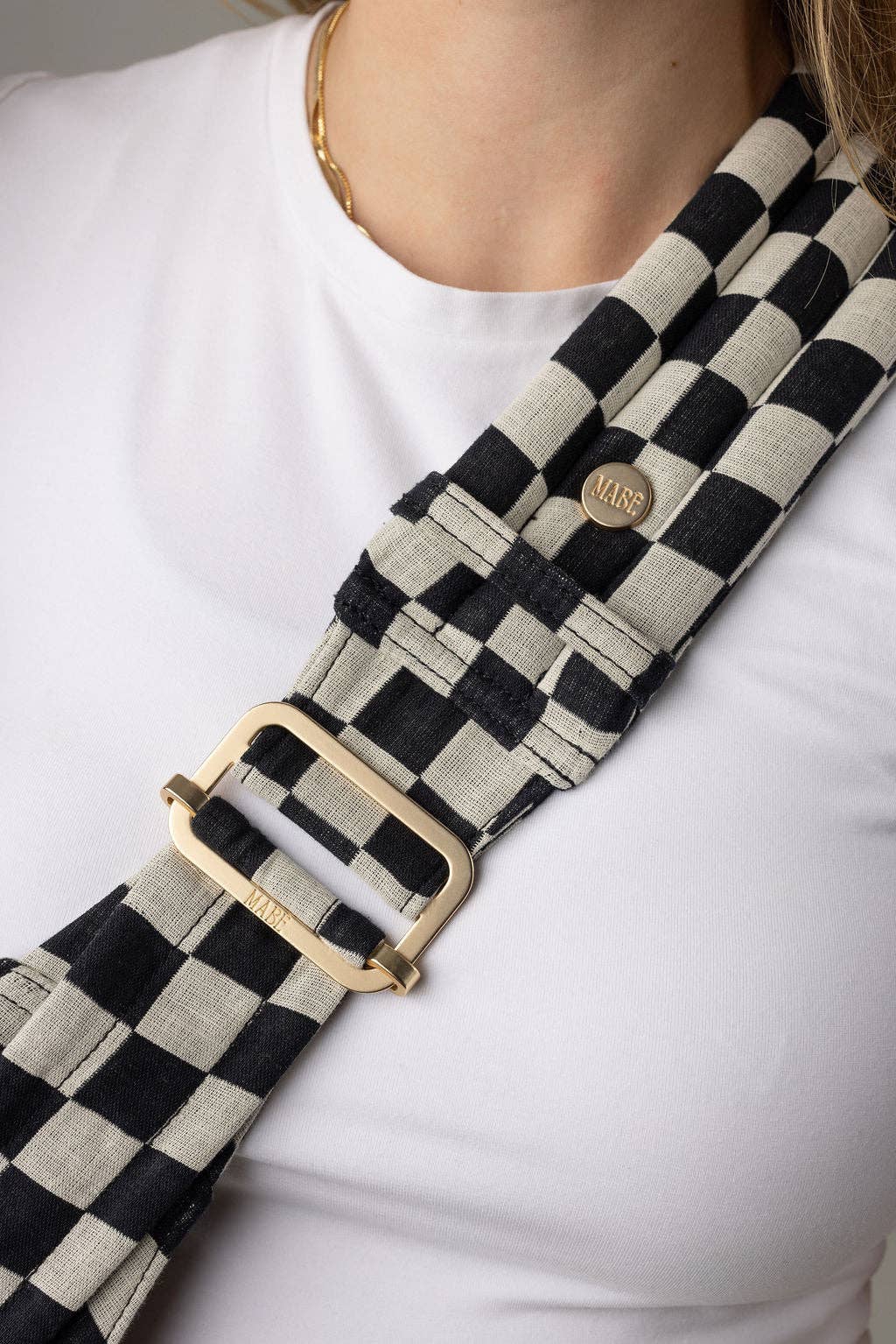 the monarch toddler sling - ebony check