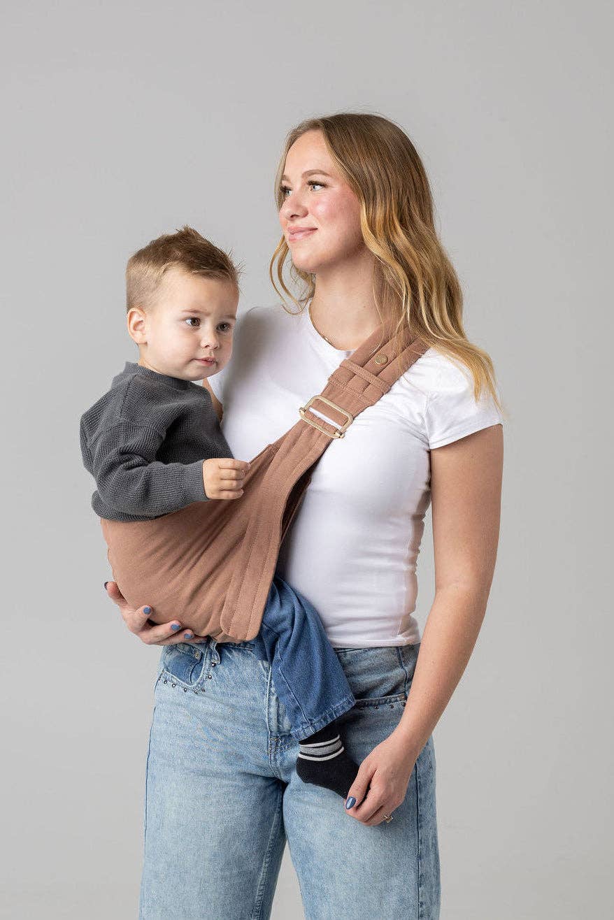 the monarch toddler sling - mocha