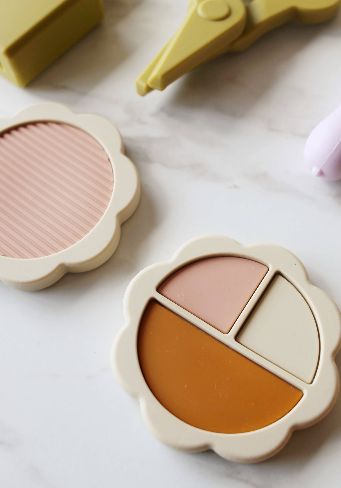 silicone hair and makeup play set