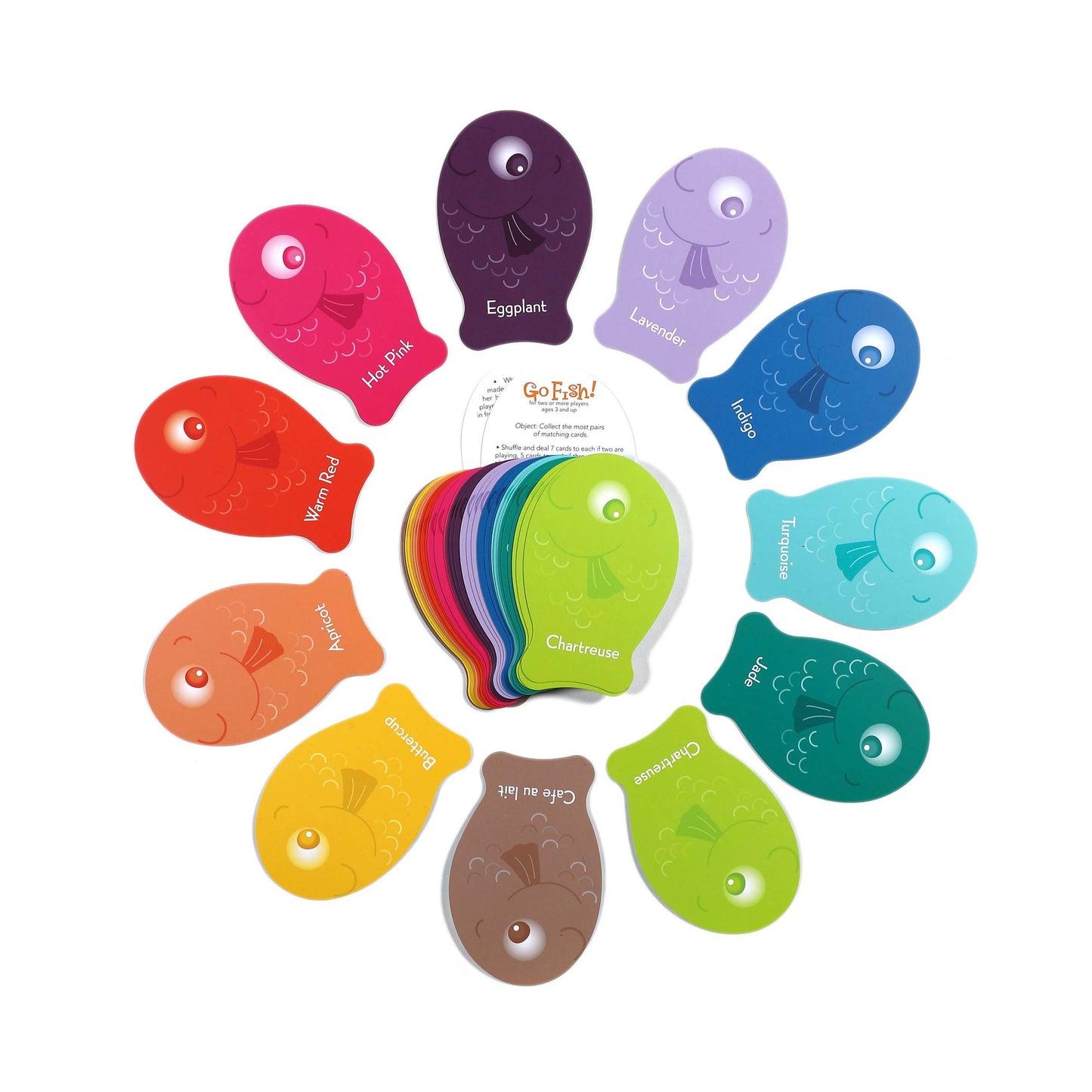 color go fish playing cards