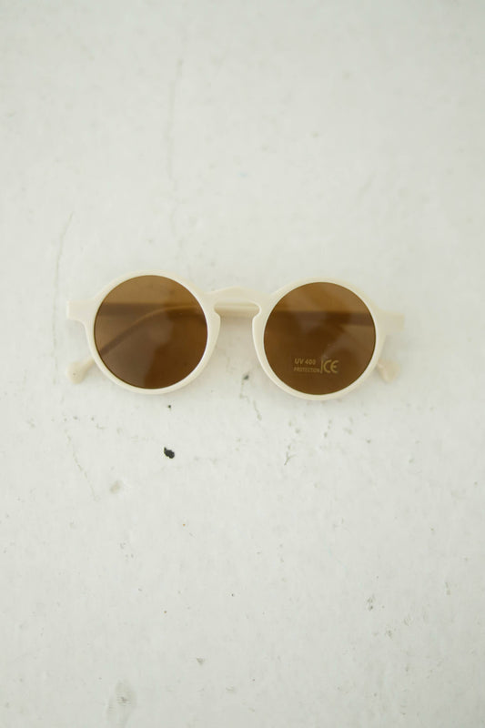 retro ivory sunglasses