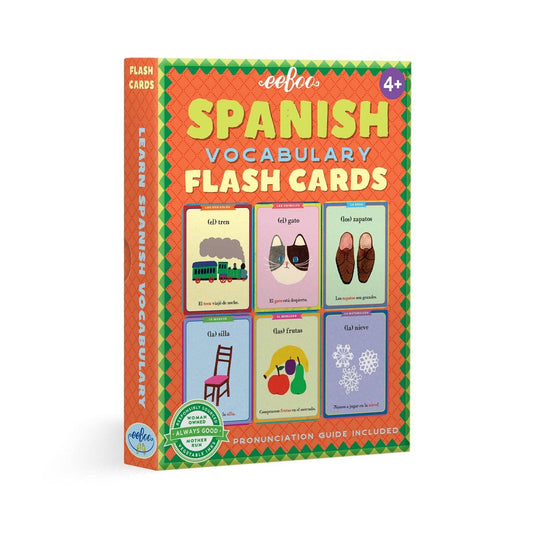 spanish vocabulary flash cards