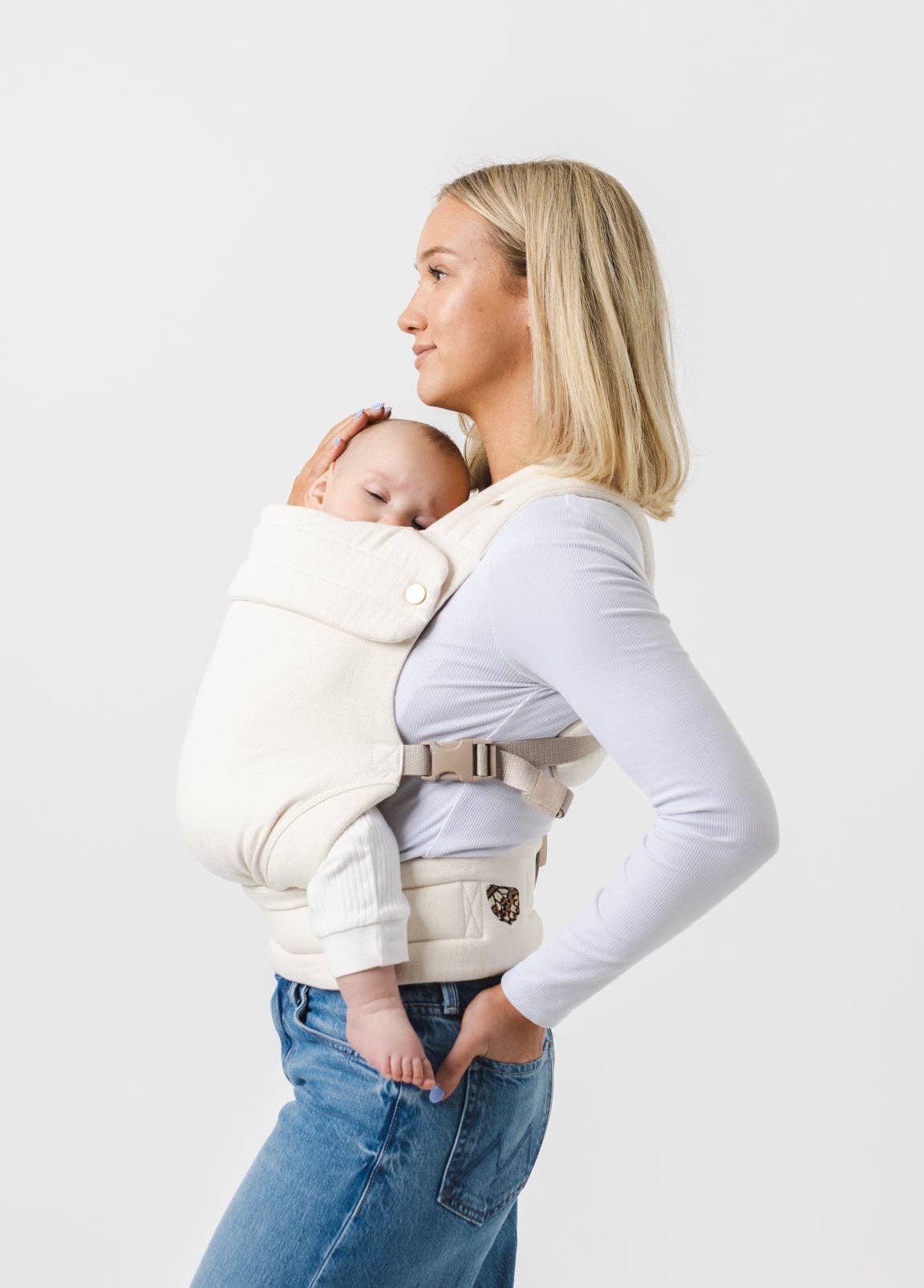 the monarch baby carrier - natural ivory