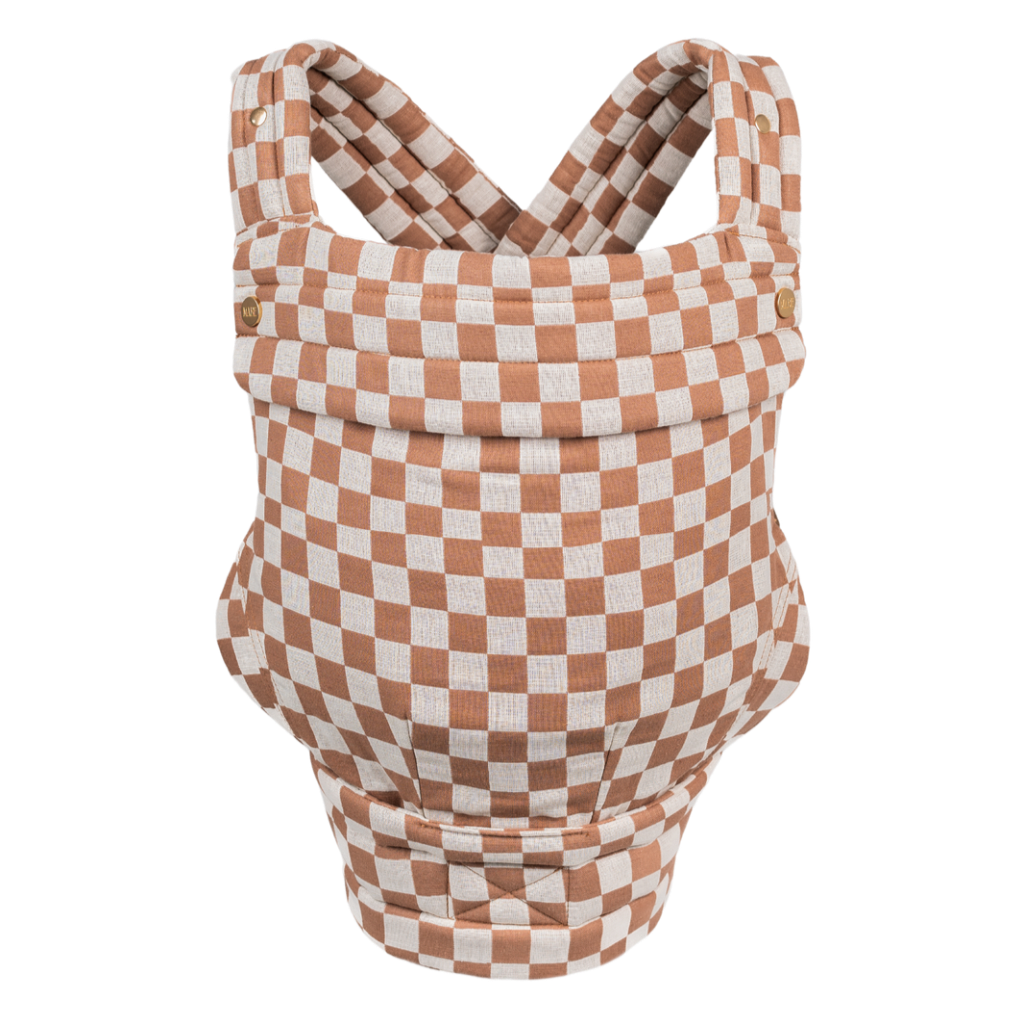 the monarch baby carrier - mocha check