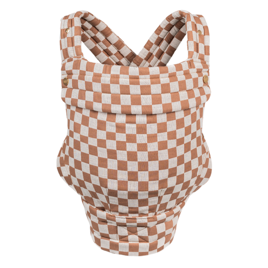 the monarch baby carrier - mocha check