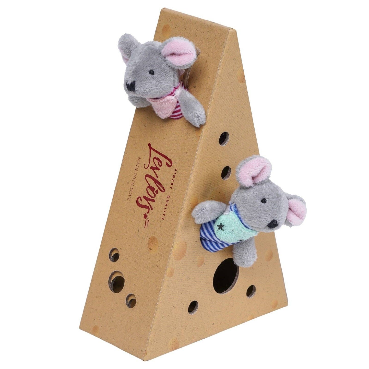 fluffy baby mice in a cheese box