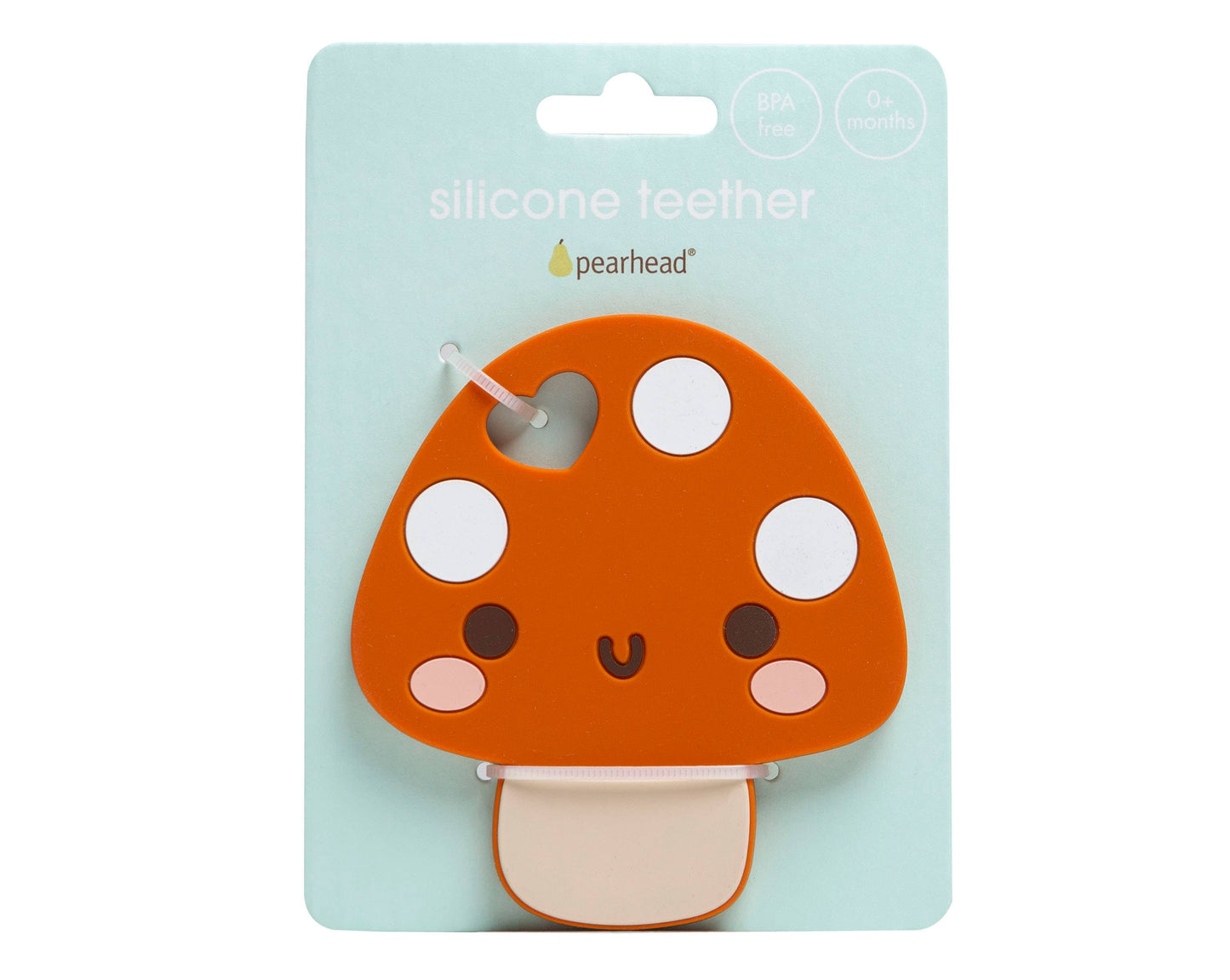 mushroom silicone teether