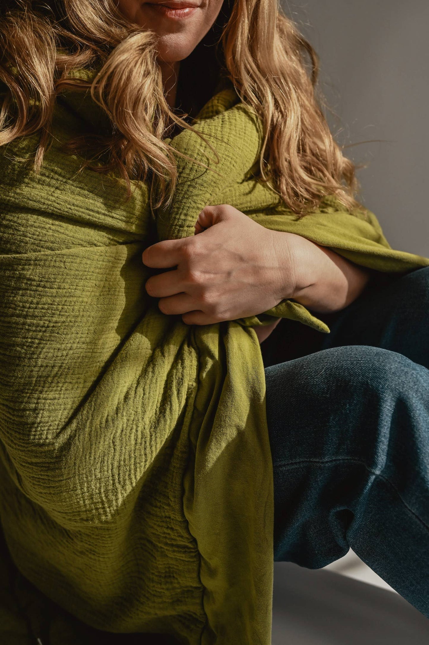 the cozy: organic cotton blanket