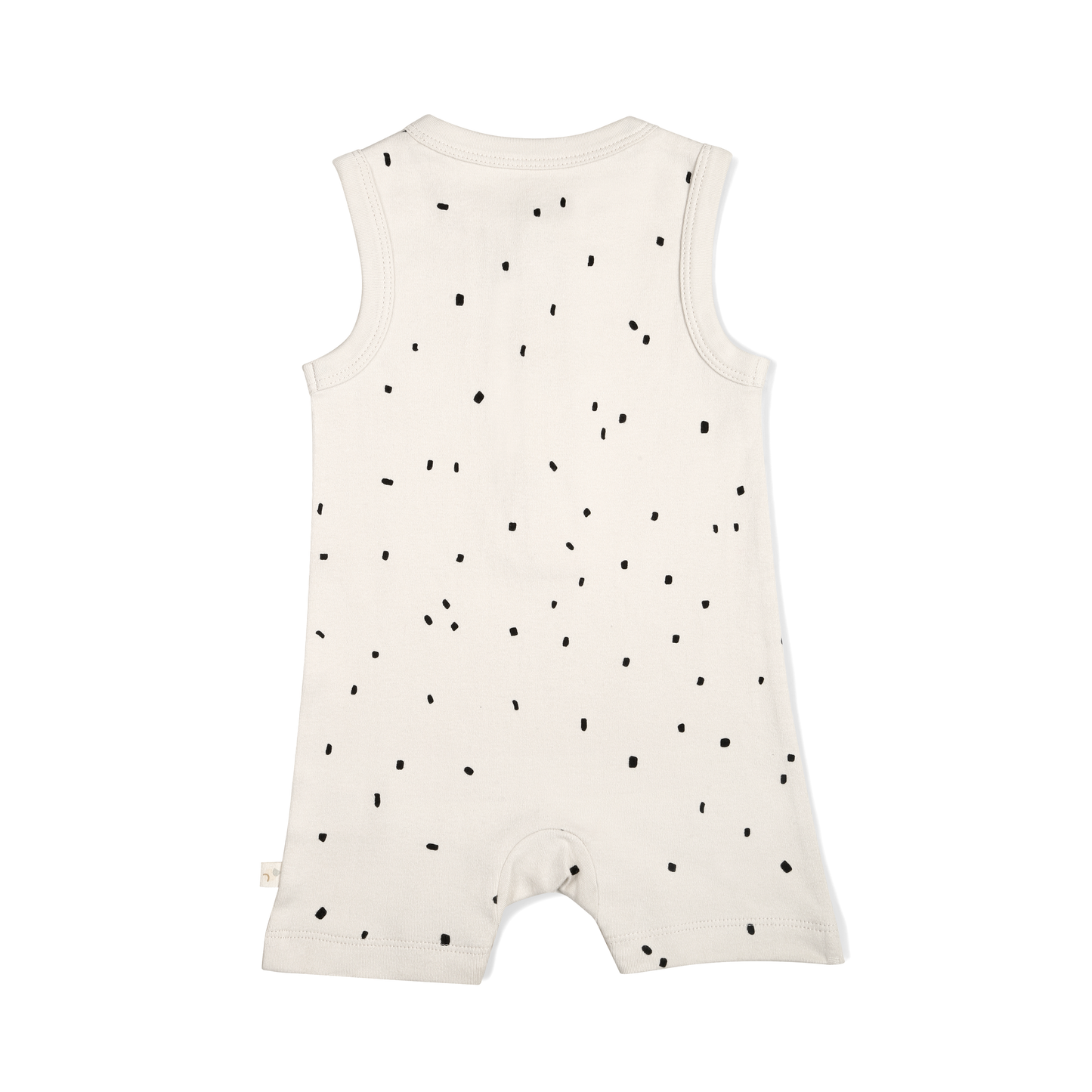 pixie dot sleeveless short romper