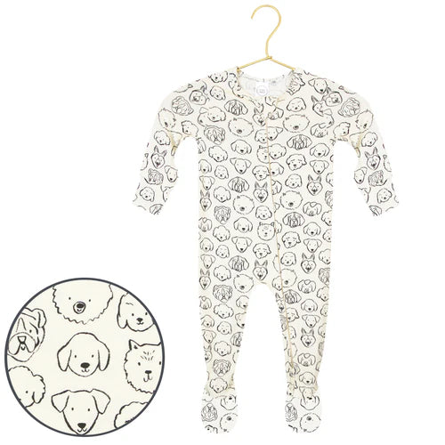 dane zipper footies
